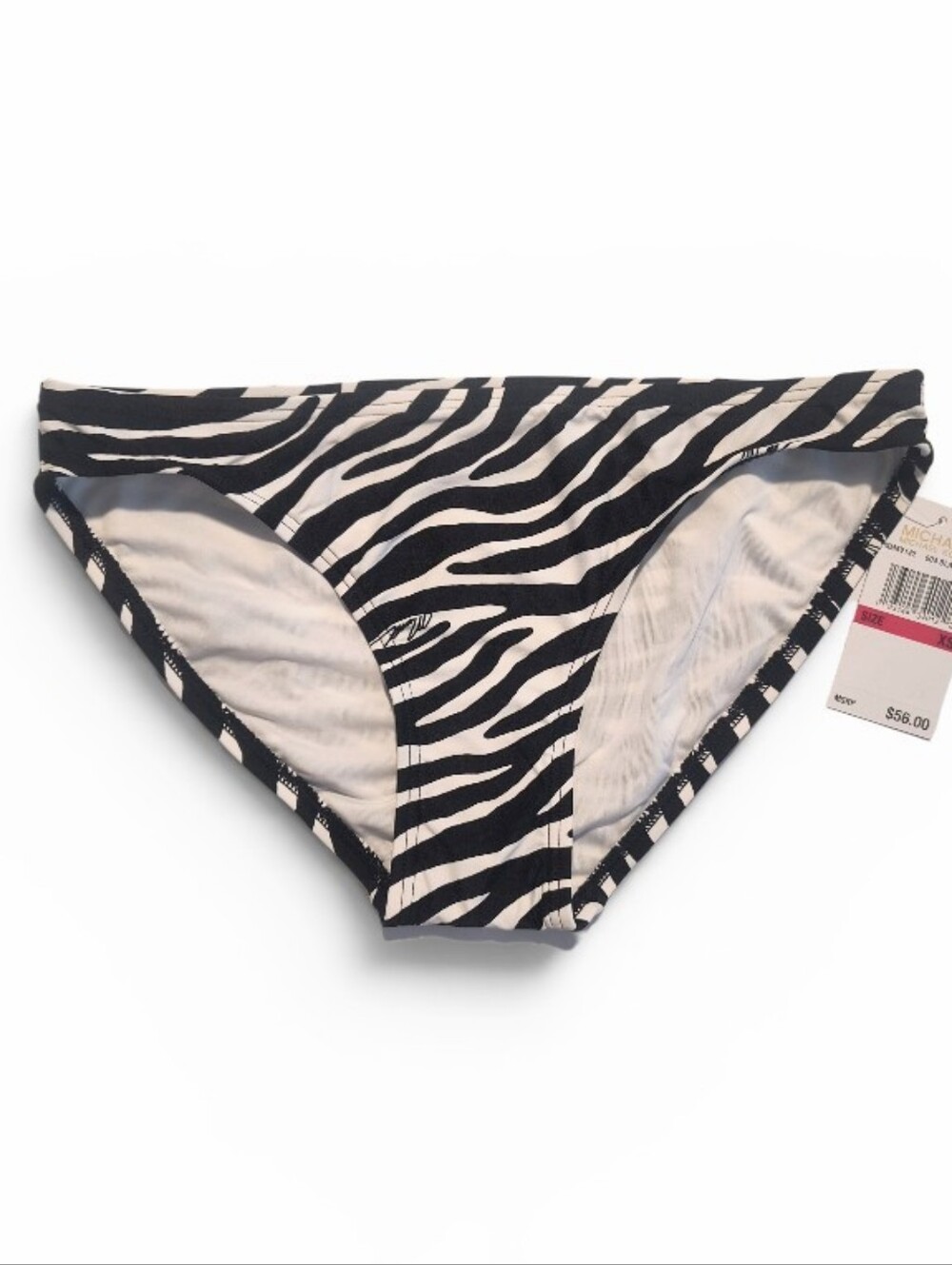 MICHAEL Michael Kors Zebra Print Bikini Bottoms Size X-Small